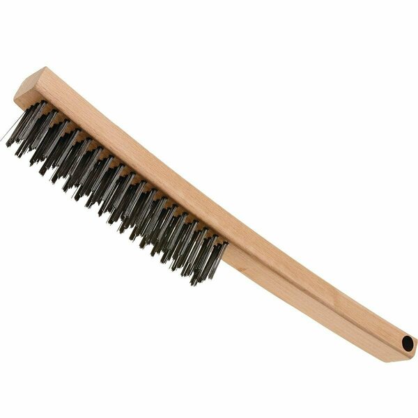 Best Look 1 In. x 14 In. Long Wood Handle Wire Brush 471